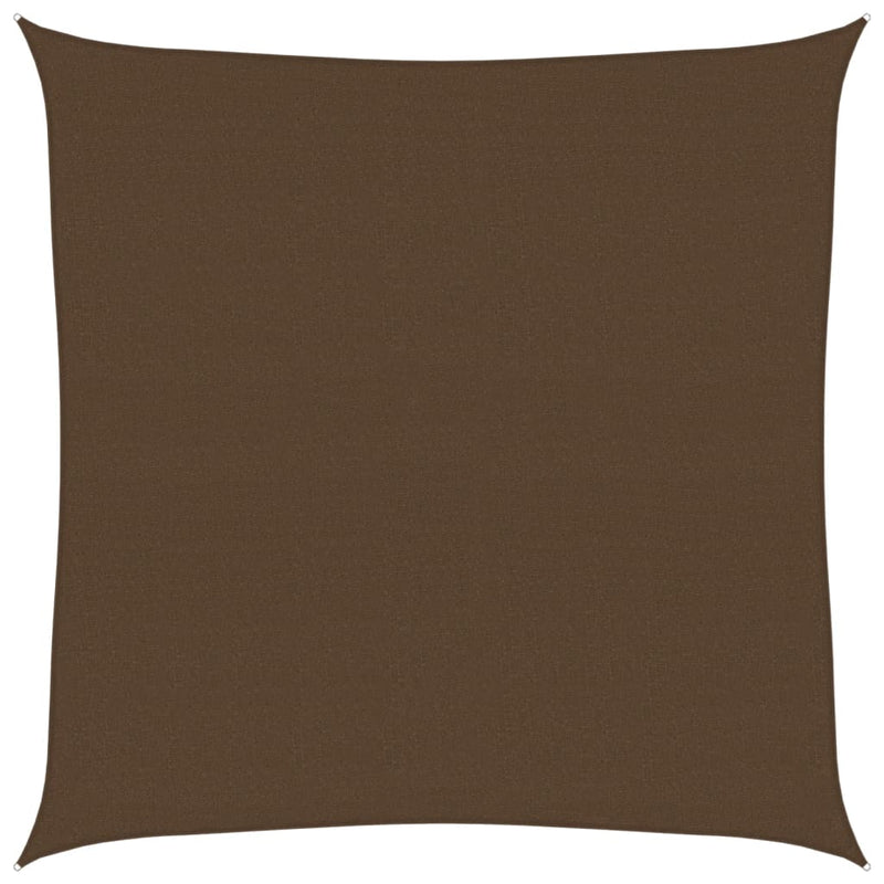 Afbeelding laden in galerijviewer, Vidaxl zonnezeil 160 g m² 6x6 m hdpe bruin