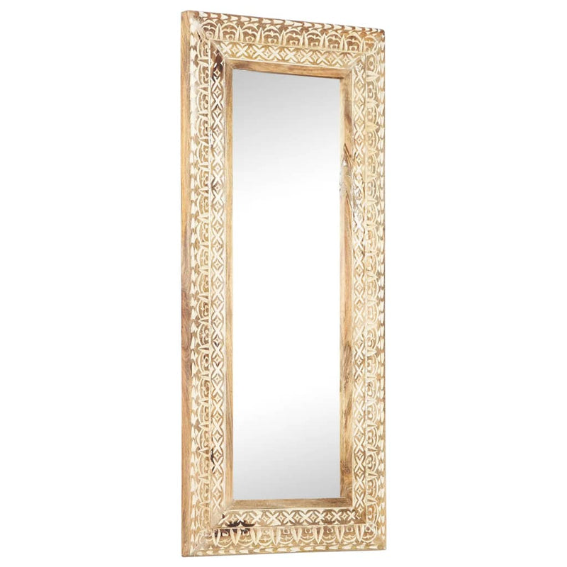 Load image into Gallery viewer, Vidaxl spiegel handgesneden 110x50x2,6 cm massief mangohout