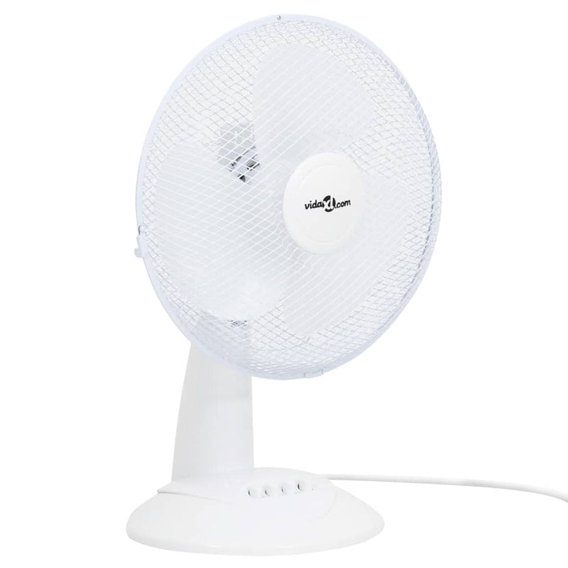 Load image into Gallery viewer, Vidaxl tafelventilator 3 snelheden 40 w 30 cm wit