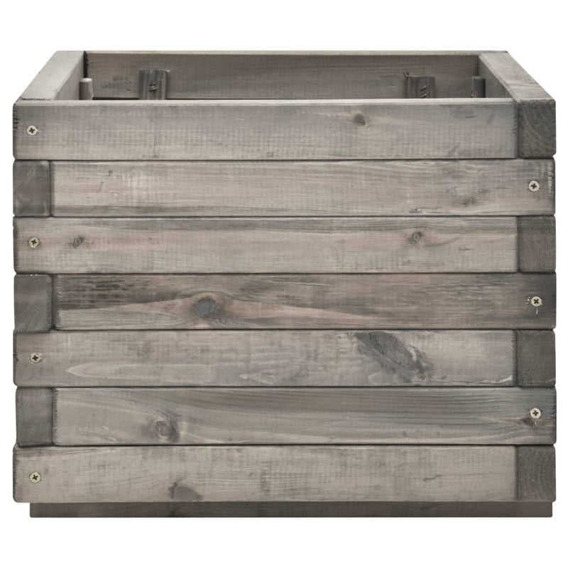 Load image into Gallery viewer, VidaXL Plantenbak 50x50x40 cm massief grenenhout