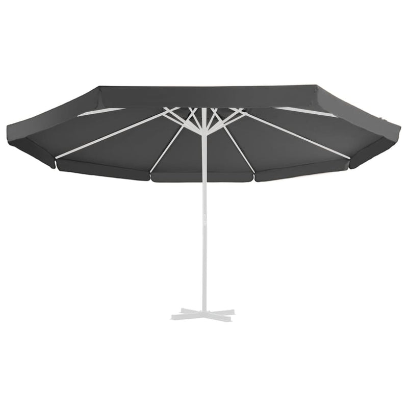 Load image into Gallery viewer, Vidaxl vervangingsdoek voor parasol 515 cm antracietkleurig