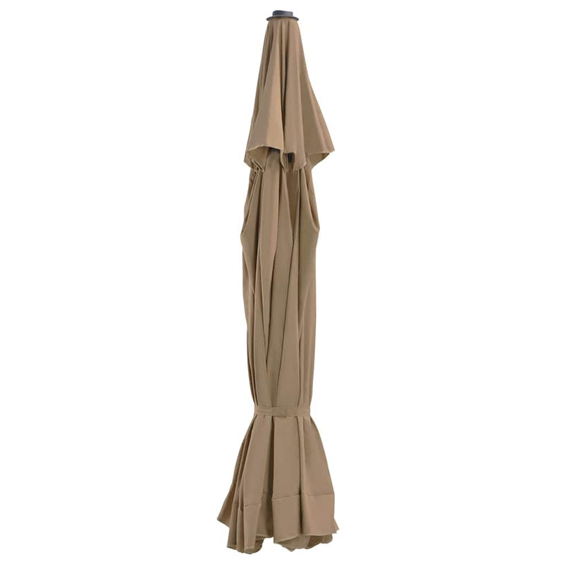 Load image into Gallery viewer, Vidaxl vervangingsdoek voor parasol 515 cm taupe