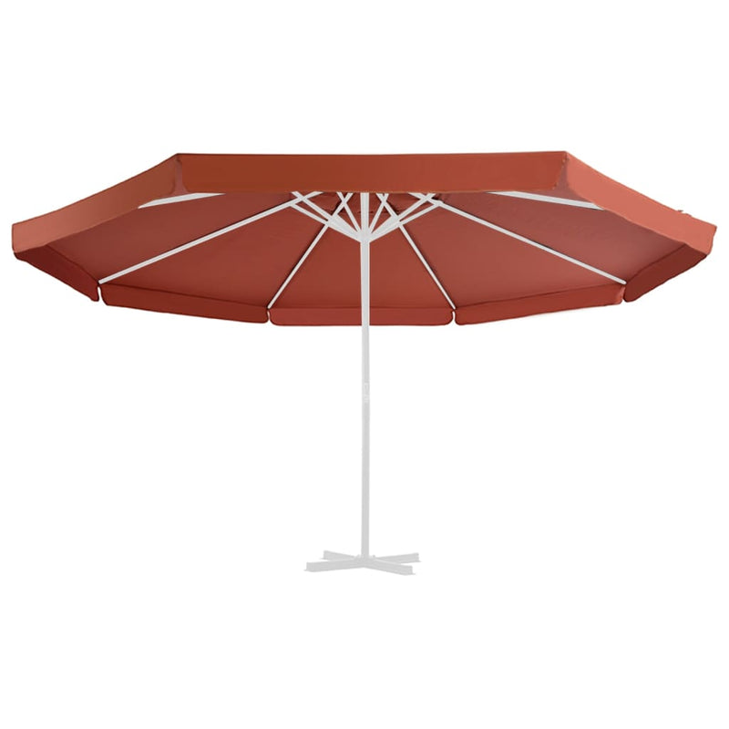 Load image into Gallery viewer, Vidaxl vervangingsdoek voor parasol 500 cm terracottakleurig