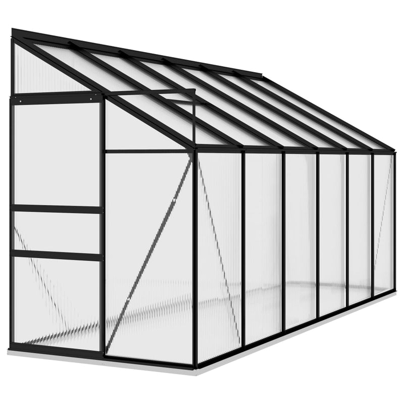 Load image into Gallery viewer, VidaXL Tuinkas 7,77 m³ aluminium antracietkleurig