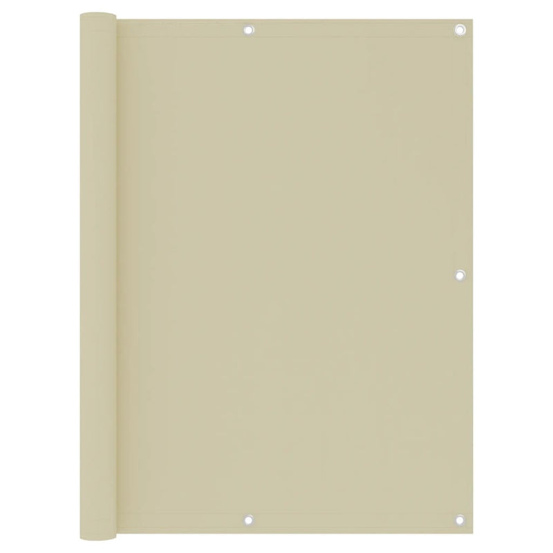 Load image into Gallery viewer, Vidaxl balkonscherm 120x600 cm oxford stof crème