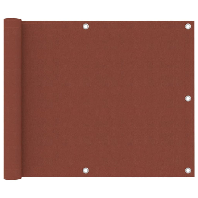 Load image into Gallery viewer, Vidaxl balkonscherm 75x300 cm oxford stof terracotta