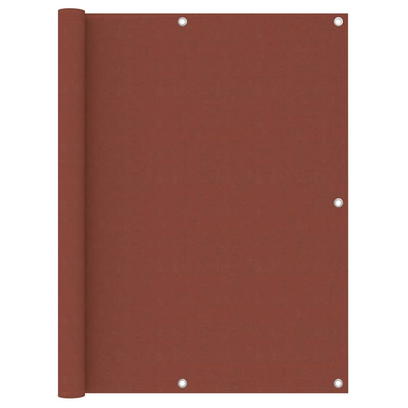 Load image into Gallery viewer, Vidaxl balkonscherm 120x500 cm oxford stof terracotta