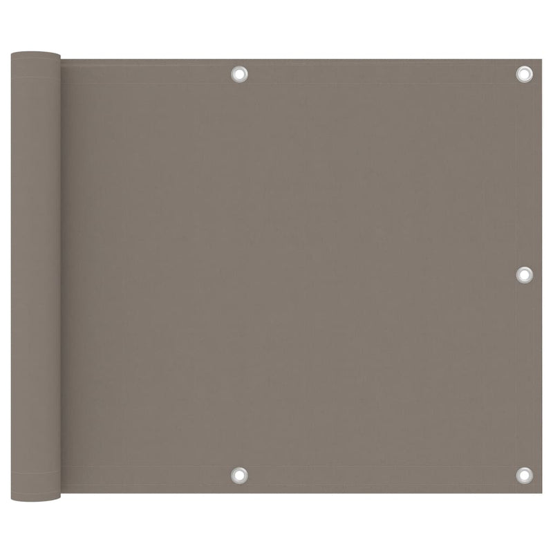 Load image into Gallery viewer, Vidaxl balkonscherm 75x300 cm oxford stof taupe