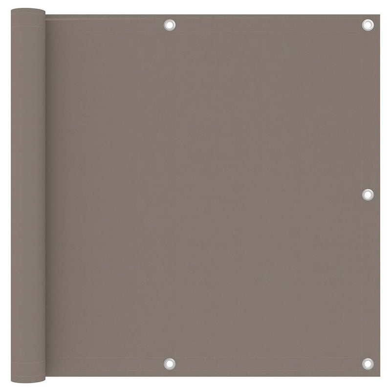 Load image into Gallery viewer, Vidaxl balkonscherm 90x300 cm oxford stof taupe