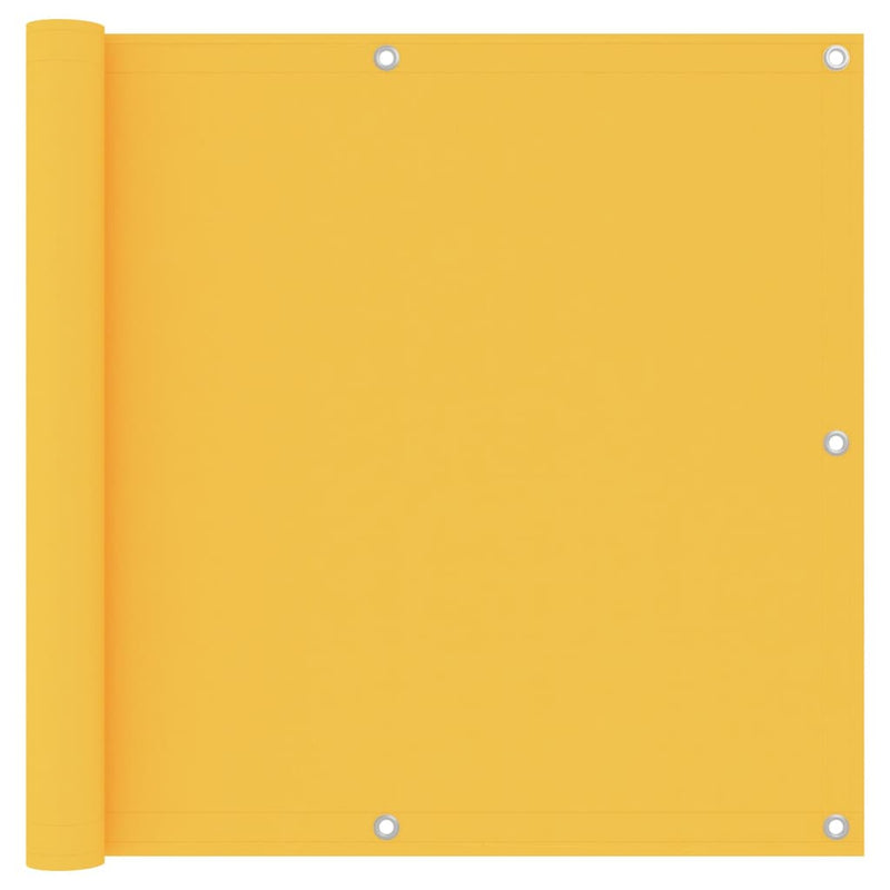 Load image into Gallery viewer, Vidaxl balkonscherm 90x600 cm oxford stof geel