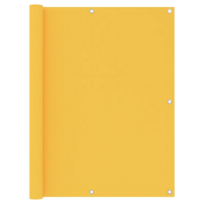 Load image into Gallery viewer, Vidaxl balkonscherm 120x600 cm oxford stof geel