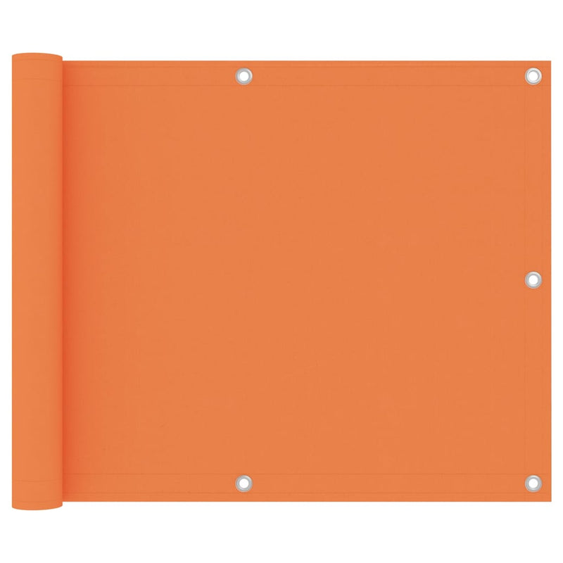 Load image into Gallery viewer, Vidaxl balkonscherm 75x600 cm oxford stof oranje