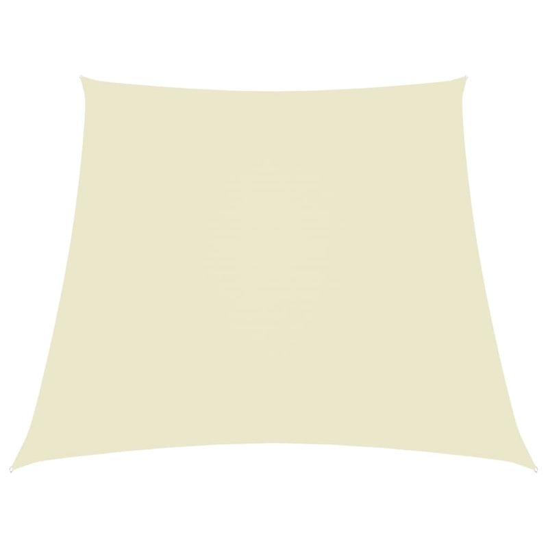 Load image into Gallery viewer, Vidaxl zonnescherm trapezium 4 5x4 m oxford stof crèmekleurig