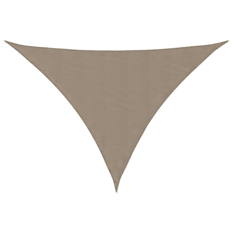 Afbeelding laden in galerijviewer, Vidaxl zonnescherm driehoekig 4x5x5 m oxford stof taupe