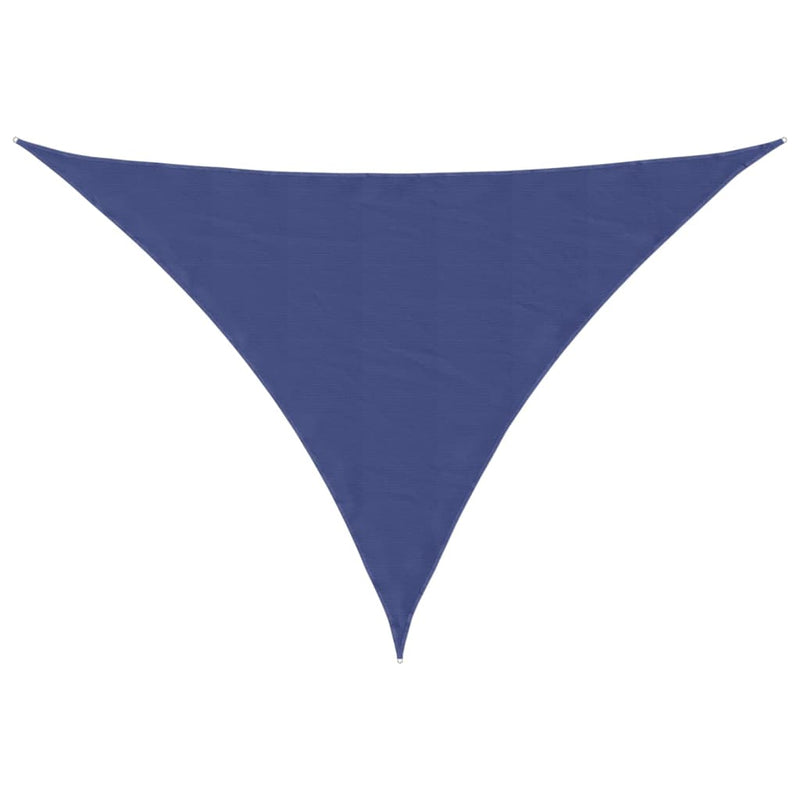 Afbeelding laden in galerijviewer, Vidaxl zonnescherm driehoekig 4x5x6,4 m oxford stof blauw