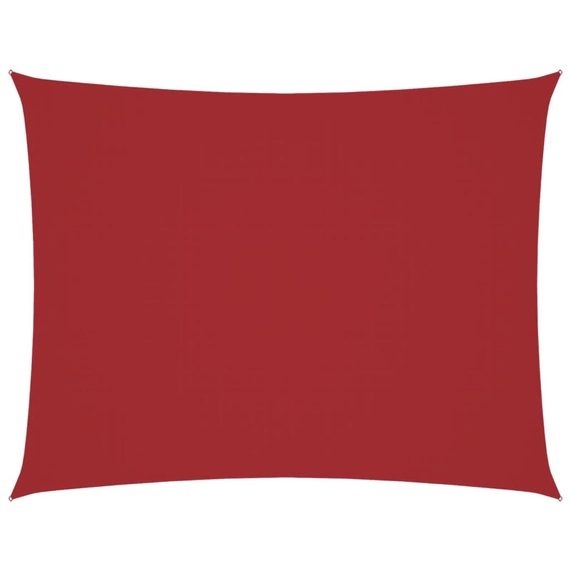 Afbeelding laden in galerijviewer, Vidaxl zonnescherm rechthoekig 2,5x3,5 m oxford stof rood