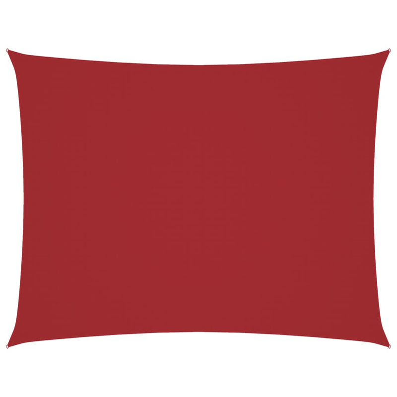 Afbeelding laden in galerijviewer, Vidaxl zonnescherm rechthoekig 2,5x4 m oxford stof rood