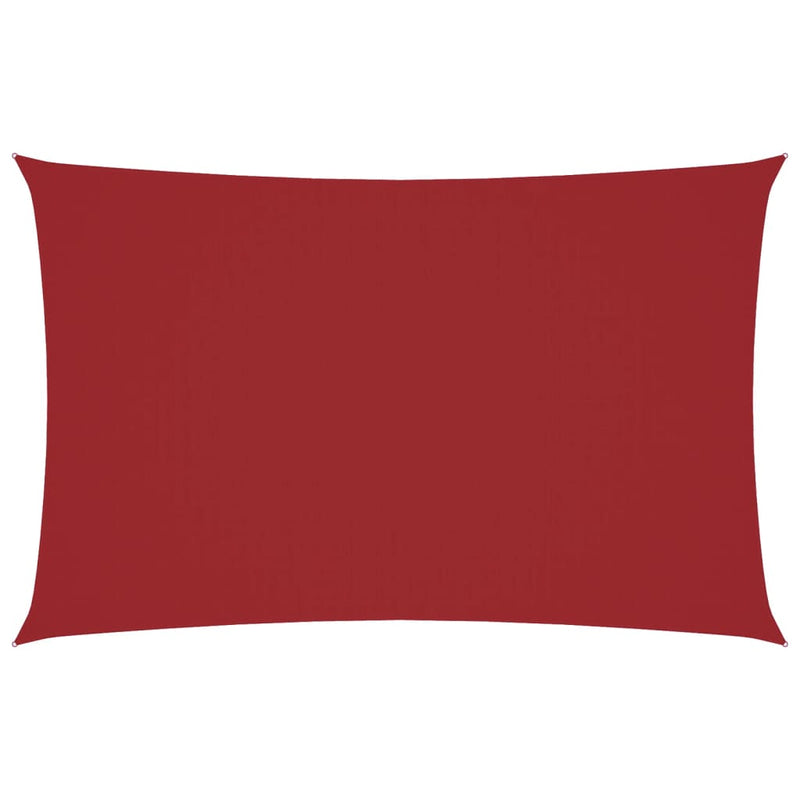 Afbeelding laden in galerijviewer, Vidaxl zonnescherm rechthoekig 2,5x5 m oxford stof rood
