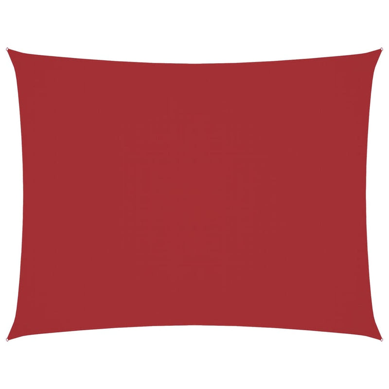 Afbeelding laden in galerijviewer, Vidaxl zonnescherm rechthoekig 3x4,5 m oxford stof rood