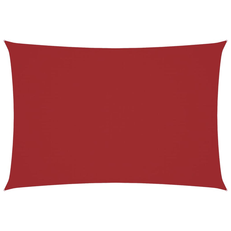 Afbeelding laden in galerijviewer, Vidaxl zonnescherm rechthoekig 3x5 m oxford stof rood