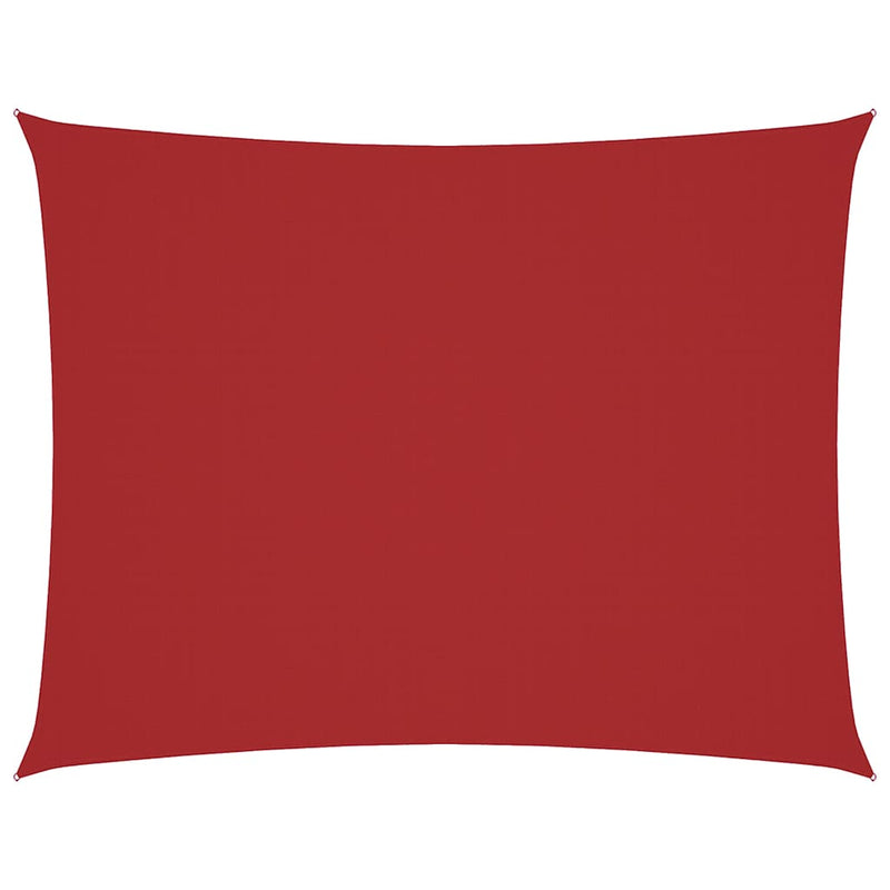 Afbeelding laden in galerijviewer, Vidaxl zonnescherm rechthoekig 4x6 m oxford stof rood
