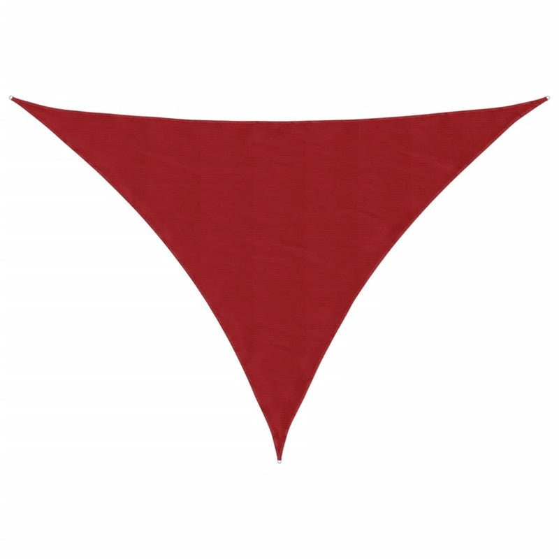 Afbeelding laden in galerijviewer, Vidaxl zonnescherm driehoekig 5x6x6 m oxford stof rood