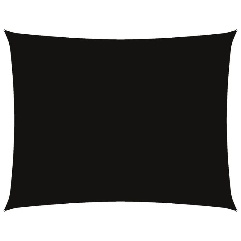 Afbeelding laden in galerijviewer, Vidaxl schaduwdoek rechthoekig 6x8 m oxford stof zwart