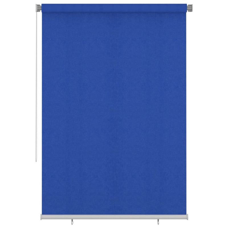 Load image into Gallery viewer, Vidaxl rolgordijn voor buiten 160x230 cm hdpe blauw