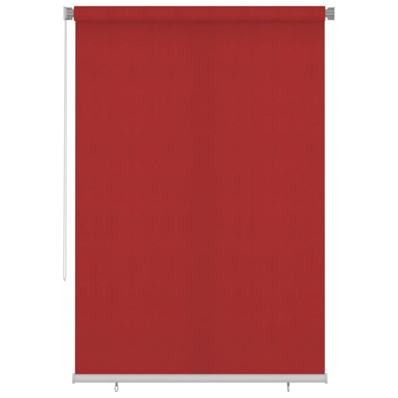 Load image into Gallery viewer, VidaXL Rolgordijn voor buiten 160x230 cm HDPE rood