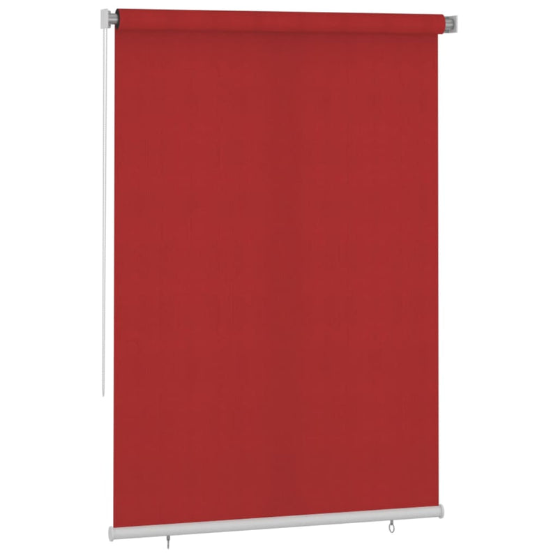Load image into Gallery viewer, VidaXL Rolgordijn voor buiten 160x230 cm HDPE rood