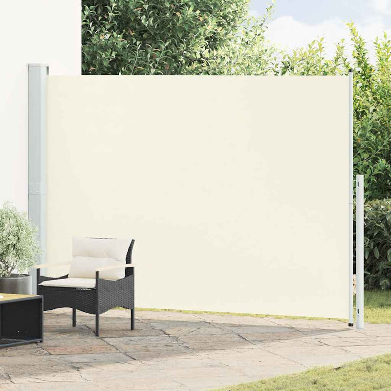 Load image into Gallery viewer, Vidaxl tuinscherm uittrekbaar 200x300 cm crème
