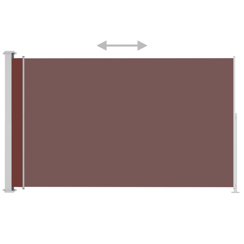 Load image into Gallery viewer, VidaXL Tuinscherm uittrekbaar 200x300 cm bruin