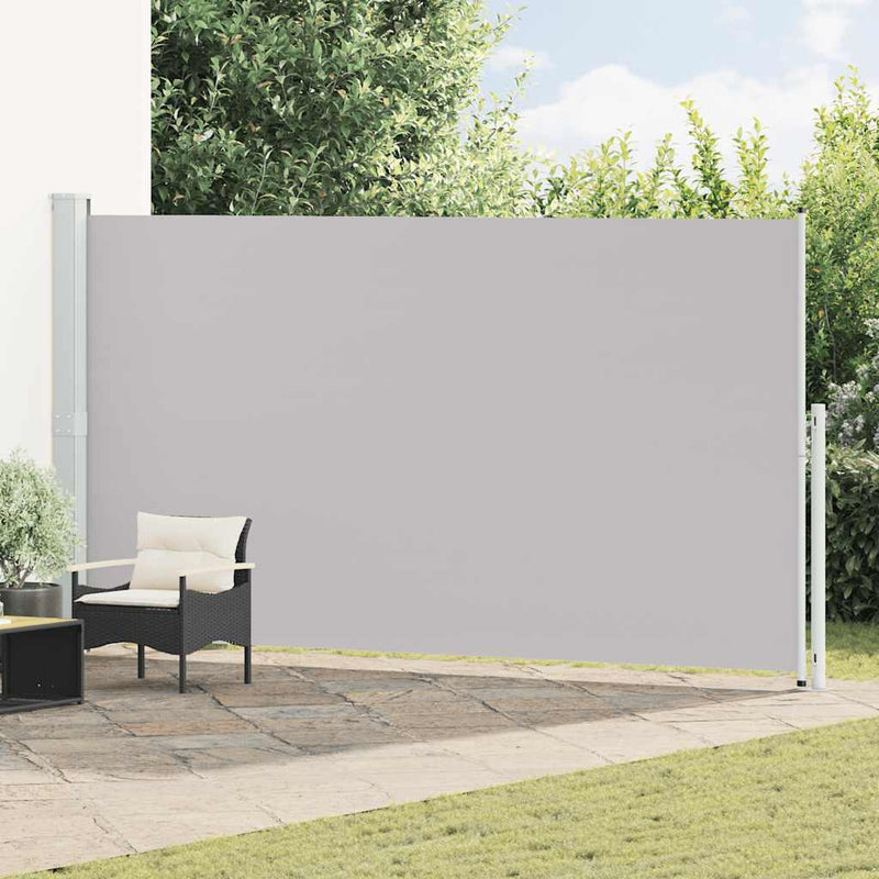 Load image into Gallery viewer, Vidaxl tuinscherm uittrekbaar 200x500 cm grijs