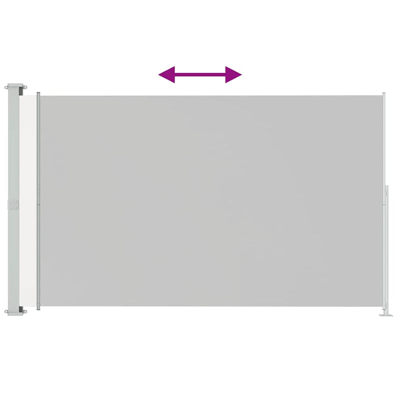 Load image into Gallery viewer, Vidaxl tuinscherm uittrekbaar 220x300 cm crème