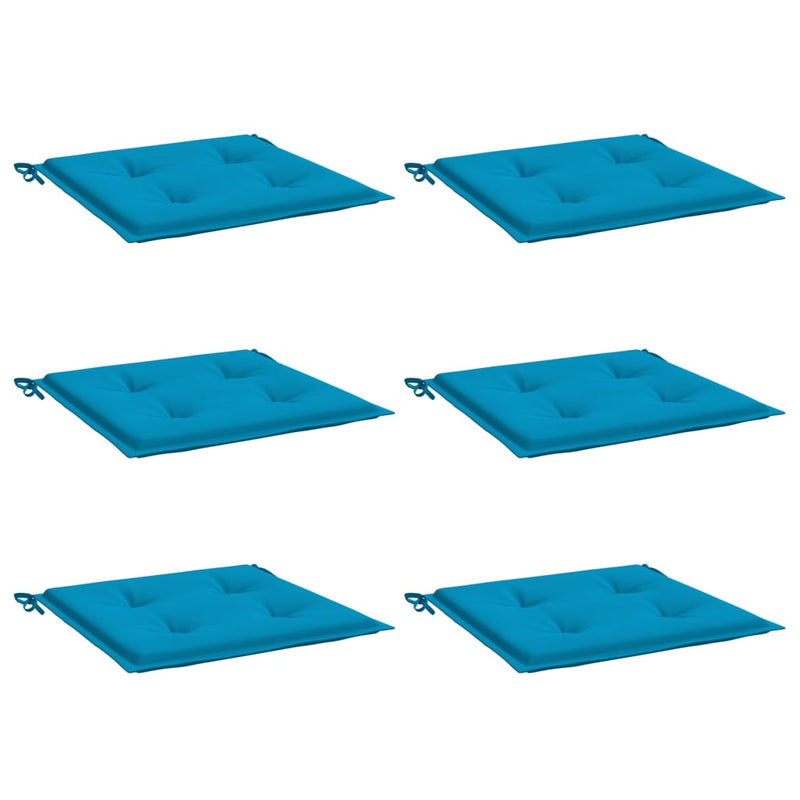 Load image into Gallery viewer, Vidaxl tuinstoelkussens 6 st 50x50x4 cm oxford stof blauw