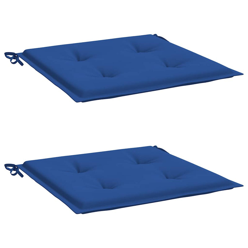Load image into Gallery viewer, Vidaxl tuinstoelkussens 2 st 50x50x4 cm oxford stof koningsblauw
