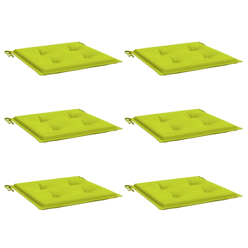 Load image into Gallery viewer, Vidaxl tuinstoelkussens 6 st 50x50x4 cm oxford stof felgroen