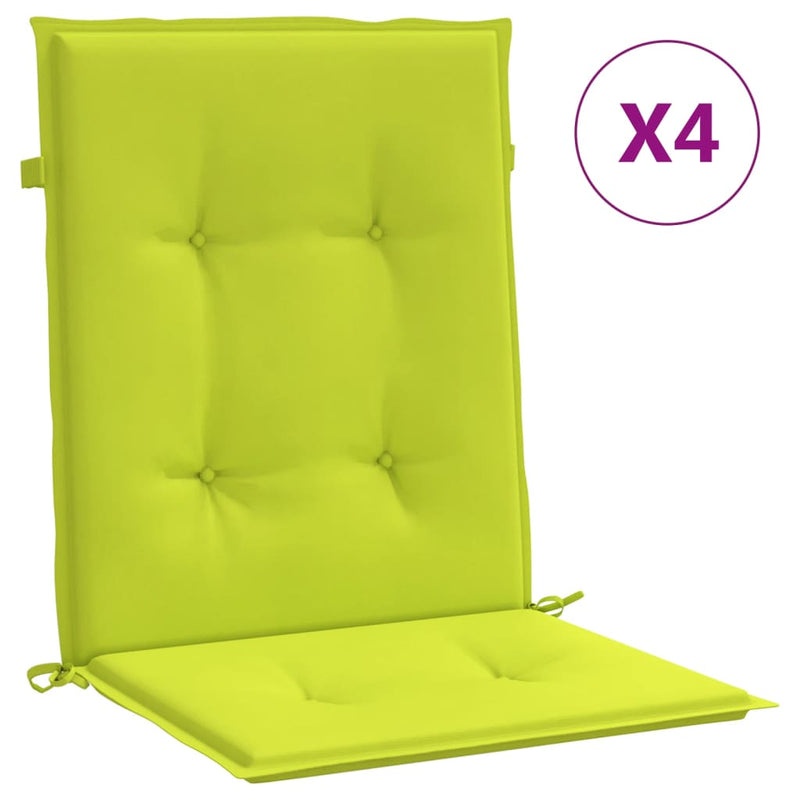 Load image into Gallery viewer, Vidaxl tuinstoelkussens 4 st 100x50x3 cm oxford stof heldergroen