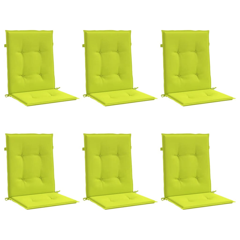 Load image into Gallery viewer, Vidaxl tuinstoelkussens 6 st 100x50x3 cm oxford stof heldergroen