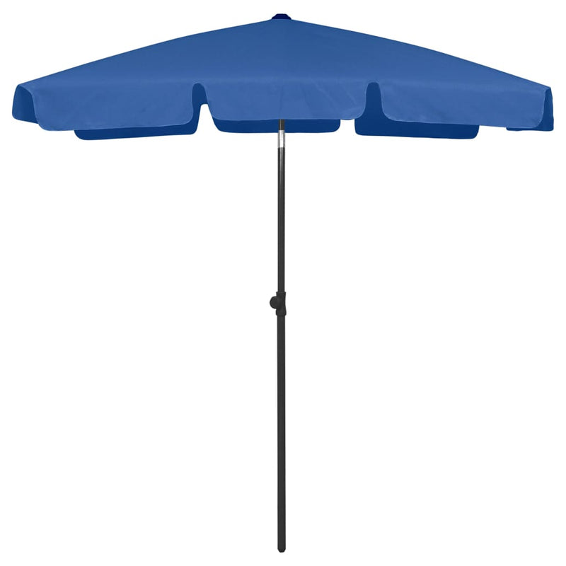 Load image into Gallery viewer, Vidaxl strandparasol 180x120 cm azuurblauw