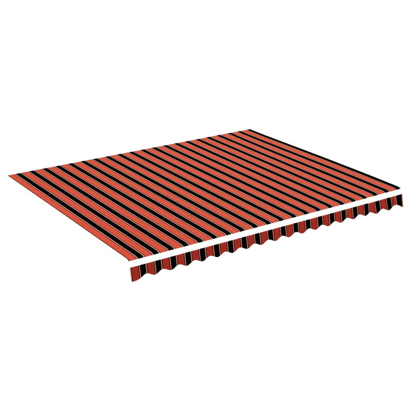 Load image into Gallery viewer, Vidaxl vervangingsdoek voor luifel 4,5x3,5 m oranje en bruin