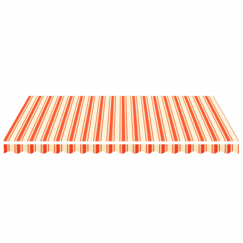 Afbeelding laden in galerijviewer, Vidaxl vervangingsdoek voor luifel 4x3 m geel en oranje