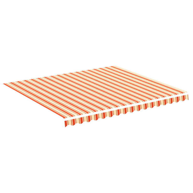 Load image into Gallery viewer, Vidaxl vervangingsdoek voor luifel 4x3,5 m geel en oranje