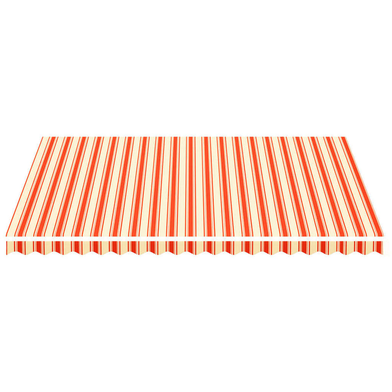 Load image into Gallery viewer, Vidaxl vervangingsdoek voor luifel 4,5x3,5 m geel en oranje