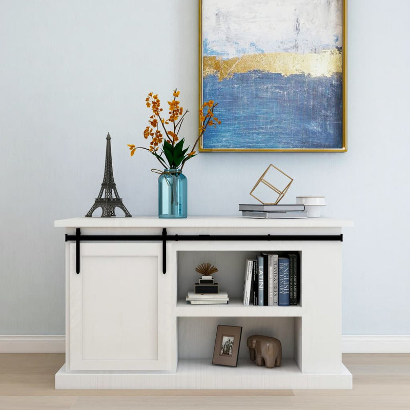 Load image into Gallery viewer, Vidaxl ophangset voor minischuifdeur 152 cm koolstofstaal