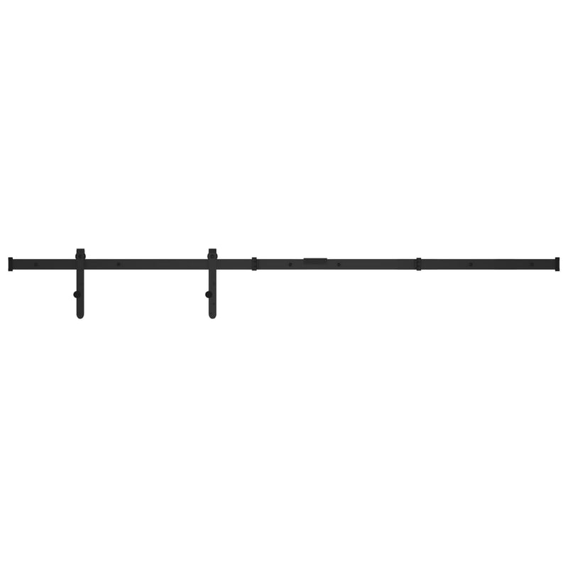 Load image into Gallery viewer, Vidaxl ophangset voor minischuifdeur 122 cm koolstofstaal