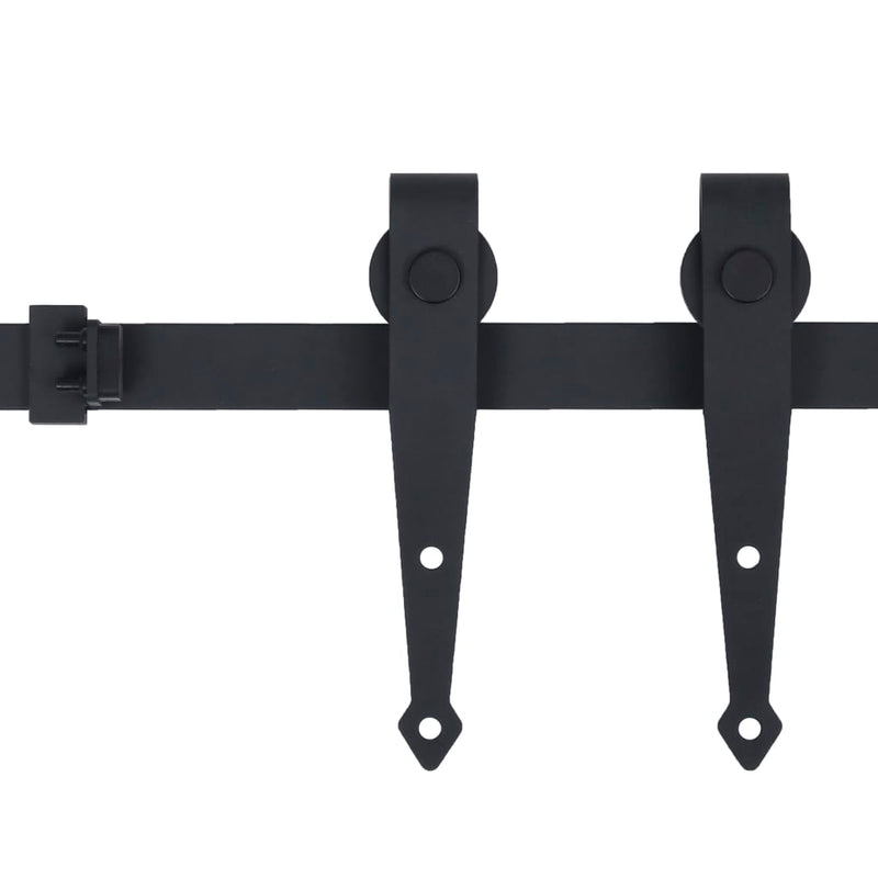 Load image into Gallery viewer, Vidaxl ophangset voor minischuifdeur 183 cm koolstofstaal