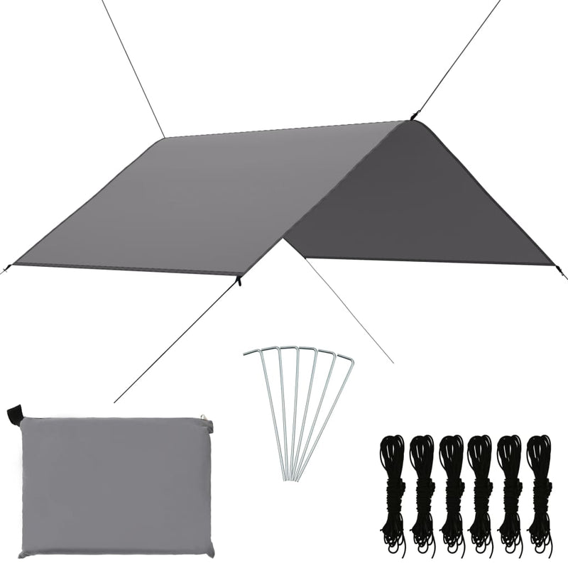 Load image into Gallery viewer, VidaXL Afdekzeil 3x2,85 m grijs