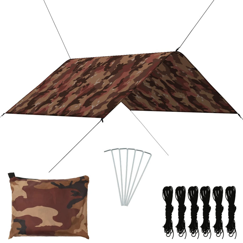 Load image into Gallery viewer, Vidaxl afdekzeil 3x2,85 m camouflage