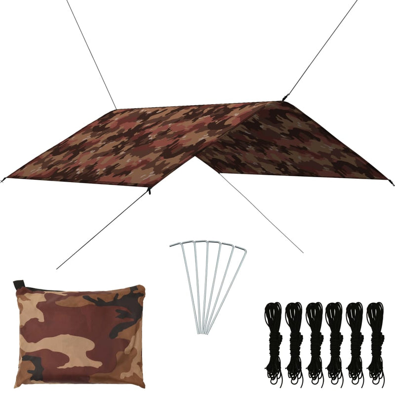 Load image into Gallery viewer, VidaXL Afdekzeil 4x4 m camouflage